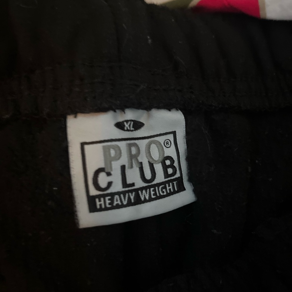 Black PRO CLUB heavy weight sweatpants